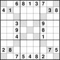 Sudoku-X puzzle