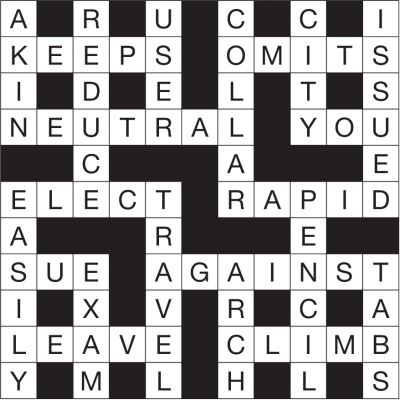 Crossword example
